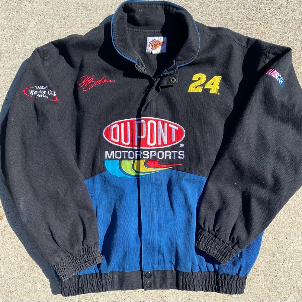 Vintage Winners Circle Jeff Gordon Nascar Sponser Jacket